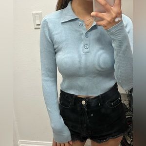 Zara blue long sleeves